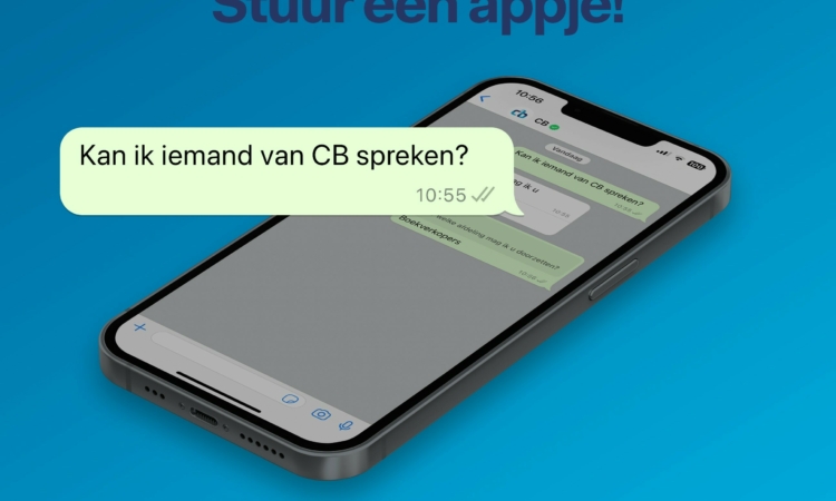 Whatsapp blauw